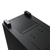 Корпус XASTRA Q400M 5ARGB-FG-C6-UC Black mATX/Aquarium/Screewless/ 5x120mm ARGB PWM FG fans/Argb+PWM HUB 6port/ Type-C/ Q400M-5FG12A-C6-UC