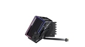 Phanteks универсальное крепление для вертикальной установки GPU с райзер-кабелем 220мм Gen.5.0 и ARGB подсветкой / Black / PH-PGPUKT5.0_DBK01