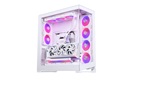 Phanteks универсальное крепление для вертикальной установки GPU с райзер-кабелем 220мм Gen.5.0 и ARGB подсветкой / White / PH-PGPUKT5.0_DWT01