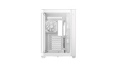 Корпус Deepcool CG530U 4F WH, TG (aquarium), 4x120mm ARGB Fan, mini-ITX, mATX, ATX, белый