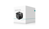 Кулер DEEPCOOL AG620 G2 LGA1954/1851/1700/AM5/AM4 (9шт/кор, TDP 270W, PWM, DUAL Black Fan 120mm, 6 тепл. трубок, черный) RET