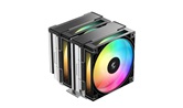 Кулер DEEPCOOL AG620 G2 ARGB LGA1954/1851/1700/AM5/AM4 (9шт/кор, TDP 270W, PWM, DUAL ARGB Fan 120mm, 6 тепл. трубок, черный) RET