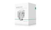 Кулер DEEPCOOL AG600 WH LGA1851/1700/AM5/AM4 (12шт/кор, TDP 270W, PWM, Fan 120mm, 6 тепл. трубок, белый) RET