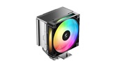 Кулер DEEPCOOL AG600 ARGB LGA1851/1700/AM5/AM4 (12шт/кор, TDP 270W, PWM, ARGB Fan 120mm, 6 тепл. трубок, черный) RET