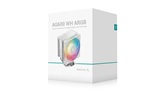 Кулер DEEPCOOL AG600 WH ARGB LGA1851/1700/AM5/AM4 (12шт/кор, TDP 270W, PWM, Fan 120mm, 6 тепл. трубок, белый) RET