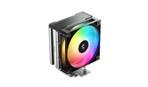 Кулер DEEPCOOL AG400 G2 ARGB LGA1851/1700/AM5/AM4 (18шт/кор, TDP 230W, PWM, ARGB Fan 120mm, 4 тепл. трубки, черный) RET