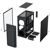 Корпус XASTRA  A311 4ARGB-C6  Black ATX/Mesh/ full-size TG / 4x120mm FC120 ARGB PWM fans/Argb+PWM HUB 6port/ A311-4FC12A-C6