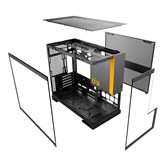 Корпус Geometric Future Model 3 Black Gray / mATX / 1AM3NZBK00100