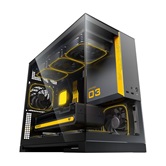 Корпус Geometric Future Model 3 Black Gray with fans / mATX / 5x120mm ARGB fans / 1AM3NZBK00110