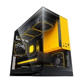 Корпус Geometric Future Model 3 Black Yellow with fans / mATX / 5x120mm ARGB fans / 1AM3NZBY00110
