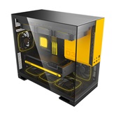 Корпус Geometric Future Model 3 Black Yellow with fans / mATX / 5x120mm ARGB fans / 1AM3NZBY00110