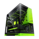 Корпус Geometric Future Model 3 Green / mATX / 1AM3NZGB00100