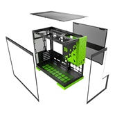 Корпус Geometric Future Model 3 Green / mATX / 1AM3NZGB00100