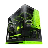 Корпус Geometric Future Model 3 Green with fans / mATX / 5x120mm ARGB fans / 1AM3NZGB00110