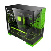 Корпус Geometric Future Model 3 Green with fans / mATX / 5x120mm ARGB fans / 1AM3NZGB00110