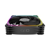 Вентилятор Geometric Future Squama 3003B-12 Black 120mm / ARGB, PWM, 120x120x30 mm, 800-2300 RPM, 84.0 CFM, 35.8 dBA / 1F3003B112000