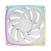 Вентилятор Geometric Future Squama 3003W-12 White 120mm / ARGB, PWM, 120x120x30 mm, 800-2300 RPM, 84.0 CFM, 35.8 dBA / 1F3003W112000