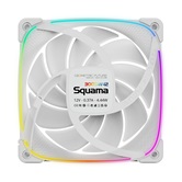 Вентилятор Geometric Future Squama 3003W-12 White 120mm / ARGB, PWM, 120x120x30 mm, 800-2300 RPM, 84.0 CFM, 35.8 dBA / 1F3003W112000
