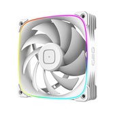 Комплект вентиляторов (3 шт.) Geometric Future Squama 3003W-12 White 120mm / ARGB, PWM, 120x120x30 mm, 800-2300 RPM, 84.0 CFM, 35.8 dBA / 1F3003W312000