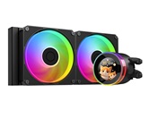 Комплект водяного охлаждения ID-COOLING SL240 V2 LGA1954/1851/1700/1200/115X/AM5/AM4 (6шт/кор,TDP 300W, PWM, LCD Display, DUAL ARGB FAN 120mm) RET