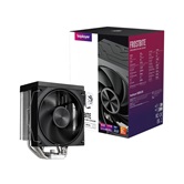 Кулер 1STPLAYER FROST BITE FB12-5 Black / 5HPx6mm, single tower, 220W TDP, 1x120mm fan, 800-2300 RPM, 70.15 CFM, 34.8 dBA / FB12-5-BK