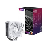 Кулер 1STPLAYER FROST BITE FB12-5 White / 5HPx6mm, single tower, 220W TDP, 1x120mm fan, 800-2300 RPM, 70.15 CFM, 34.8 dBA / FB12-5-WH