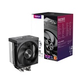 Кулер 1STPLAYER FROST BITE FB12S-6 Black / 6HPx6mm, single tower, 230W TDP, 1x120mm fan, 800-2300 RPM, 70.15 CFM, 34.8 dBA / FB12S-6-BK