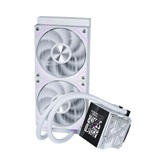 Система водяного охлаждения 1STPLAYER F.A.S.T. FT-240 White / 2x120mm ARGB fans, 250W TDP, 3.95" LCD screen / FT-240-WH