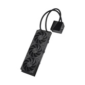 Система водяного охлаждения 1STPLAYER F.A.S.T. FT-360 Black / 3x120mm ARGB fans, 300W TDP, 3.95" LCD screen / FT-360-BK