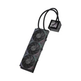 Система водяного охлаждения 1STPLAYER F.A.S.T. FT-360 Black / 3x120mm ARGB fans, 300W TDP, 3.95" LCD screen / FT-360-BK