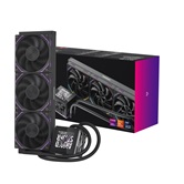 Система водяного охлаждения 1STPLAYER F.A.S.T. FT-360 Black / 3x120mm ARGB fans, 300W TDP, 3.95" LCD screen / FT-360-BK