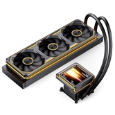 Комплект водяного охлаждения JONSBO TX-360 Black LGA1851/1700/1200/115X/AM5/AM4 (4шт/кор, TDP 320W, ARGB FAN and ARGB LCD Display PUMP,  PWM, TRIPLE FAN 120mm, черный) RET