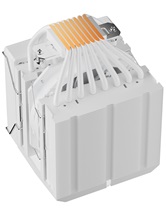 Кулер upHere UE2 Elite TC8C White ARGB / 8HPx6mm, 280W TDP, dual tower, 2x120mm fans, 600-1650RPM, 68CFM, 25dBA / UE2 Elite TC8C