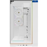 Корпус Thermalright TR-A70 Vision White FanUB / TG / TL-UB36RW+TL-UB24W PWM Fans / 9.16'' LCD screen / USB TYPE-C / ATX  / TRA70VFUBW