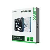 Вентилятор XASTRA FN120B ARGB single pack 120x120x25мм (60шт/кор,Infinity lighting effect, ARGB, PWM, black)  BOX
